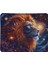Aslan Burcu Desenli Tip Kaymaz Taban Optik Bilgisayar Notebook Burçlar Mouse Pad Mauspad 17X 21 cm 1