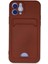 Iphone 12 Kılıf Kelvin Kartvizitli Silikon - Bordo Dsdrn 1