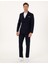 Erkek Lacivert Ex. Slim Fit %100 Yün Kruvaze Takım Elbise 50316451-VR033 1