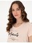 Kadın Bej Kısakollu Kapri Pijama Takımı 50319041-VR011 2
