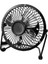 Mini USB Fan, Taşınabilir, Metal Pervane, Masaüstü Vantilatör, Kompakt ve Hafif Turuncu 1