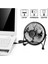 Mini USB Fan, Taşınabilir, Metal Pervane, Masaüstü Vantilatör, Kompakt ve Hafif Turuncu 2