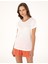 Kadın Beyaz Kısakollu Şort Pijama Takımı 50319057-VR013 3