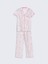 Yeni Sezon Gomlek Yaka Cicekli Kadin Pijama Takim - S5JJ14Z8 5