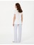 Kadın Beyaz Kısakollu Pijama Takımı 50318992-VR013 5