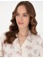 Kadın Krem Kısakollu Gömlek Pijama Takımı 50319049-VR071 2