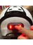 Moto Kask Lambası Bisiklet Arka Lambası LED Işıklı Sinyal Uyarı Arka Lambası Su Geçirmez 3
