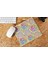 Sevimli Çiçekli Gökkuşağı Desenli Pastel Renkli Kawaii Tasarım Hediyelik Mouse Pad 2
