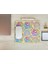 Sevimli Çiçekli Gökkuşağı Desenli Pastel Renkli Kawaii Tasarım Hediyelik Mouse Pad 3
