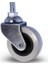 10MM Vidalı Frensiz Sandalye Tekeri Koltuk ve Sehpa TEKERI(50MM)(KROM - GRİ)(FRENSİZ)(10MM)(VİDALI) 2