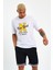 Süperlife Erkek Bisiklet Yaka Regular Fit N Baskılı Tişort SPR22TS113 1