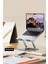 Metal Laptop Macbook Notebook Standı 2 Kademeli 360 Derece Ayarlanılabilir 5