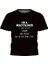 Baskılı Oversize Bisiklet Yaka T-Shirt - Siyah 3