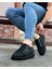 J026 Bağcıksız 3 Bant Lastikli Ortopedik Taban Erkek Sneaker Günlük Ayakkabı St Siyah 2