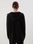 Kapüşonlu Oversize Kadın Fermuarlı Sweatshirt (S5) 4