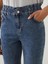 Beli Lastikli Slim Mom Kadın Jean Pantolon (S5) 3