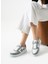 Unisex Rahat Konfor Tabanlı Yıldız Detaylı Cırtlı Bağcıklı Sneakers Genç Kadın Spor Ayakkabı 1