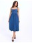 7143 Kot Elbise-Mavi 1