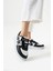 Unisex Rahat Konfor Tabanlı Yıldız Detaylı Cırtlı Bağcıklı Sneakers Genç Kadın Spor Ayakkabı 2