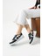 Unisex Rahat Konfor Tabanlı Yıldız Detaylı Cırtlı Bağcıklı Sneakers Genç Kadın Spor Ayakkabı 3
