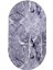 Halı Gri Granit Yıkanabilir Saçaksız Oval Kesme Ince Yolluk Kilim Salon Halısı Modelleri 2