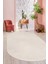 Peluş Halı Krem Cool Yıkanabilir Oval Post Kesme Yolluk Kilim Salon Halısı Modelleri 1