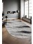 Halı Siyah Cool Karo Yıkanabilir Oval Kesme Ince Yolluk Kilim Salon Halısı Modelleri 1