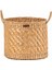 %100 El Yapımı Doğal Hasır Büyük Oyuncak Sepeti | 37X30 cm | Kulplu Çok Amaçlı Organizer & Dekoratif Sepet 2
