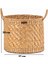 %100 El Yapımı Doğal Hasır Büyük Oyuncak Sepeti | 37X30 cm | Kulplu Çok Amaçlı Organizer & Dekoratif Sepet 4