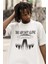 Zuno Erkek Oversize You Are Not Alone Baskılı Tshirt 1