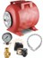 CRW50-I 50 Lt Full Set Yatay Hidrofor Genleşme Tankı - Manometre + Durug Şalter + Beşyol + 70CM Flex 1