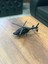 BELL-429 Model 3D Baskı Helikopter || Tercihe Göre Isim Baskılı || Dolgulu 25 cm || Siyah 5