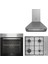 Yeni Eco Inox Ankastre Set (Bfm 310 I - Bomd D 6110 Ei - Adp 61420 I) 1
