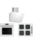 Profi̇lo FRMA234B-OE36K2P10D-DVK6J629 Beyaz Prestij Ankastre Set 1
