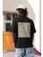 Zuno Erkek Oversize Jardin Vintage Baskılı Tshirt 1