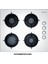 Profi̇lo OO36P2O10D - FRMA226B - DVE6G520 Üçlü Ankastre Beyaz Star Set 3