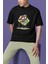 Zuno Erkek Oversize Erimiş Rubik Küp Baskılı Tshirt 1
