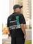 Zuno Erkek Oversize Butterfly Elegance Baskılı Tshirt 1