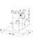 Crystal Fcr 925 Tc Bk Xs Duvar Tipi 90 cm Davlumbaz 2