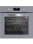 Gri Cam Ankastre Set ( 3481 Flam - CS5335S02 - BO6502S02 ) 4