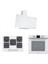 Fpj 915 V Wh/ss Davlumbaz Fhns 705 4g Tc Wh C Ocak Fsl 86 H Wh Fırın Beyaz Ankastre Set 1