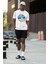 Zuno Erkek Comfort Fit Ufo Abduction Baskılı Tshirt 1
