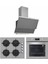 BO6502S02 - CS5335S01 - 3420 Classy 60 Gri Cam Ankastre Set 1