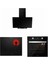 Siyah Cam Ankastre Set 3481 -VC8210B01 Vitroseramik - BO6502B01 1