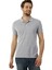 Mervem Lakos T-Shirt Polo Yaka Gri Xl 1