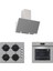 Gri Cam Ankastre Set (3457 Soho 60+CS5335S01+BO6502S02) 1