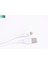 S01A 6A 67W Fast Charging Usba To Lightning Data ve Hızlı Şarj Kablosu 1m Beyaz 2