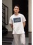 Zuno Erkek Comfort Fit California Tennis Society Baskılı Tshirt 1