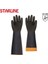 H2-60 Asit Eldiveni Siyah 60CM Avuçiçi Tırtıklı 1