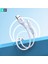 L14 6A 110W Fast Charging Usba To Type-C Data ve Hızlı Şarj Kablosu 1m Beyaz 2